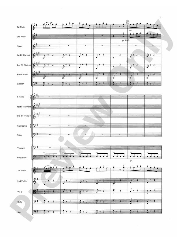 Farandole – Full Orchestra Conductor Score & Parts (Digital Download)