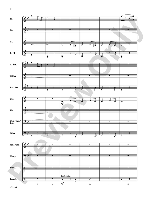 Themes from The New World - Concert Band Conductor Score & Parts (Digital Download)