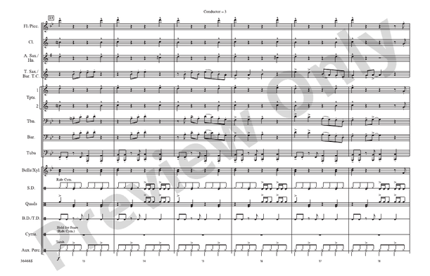 The Power of Love – Marching Band Conductor Score & Parts (Digital Download)