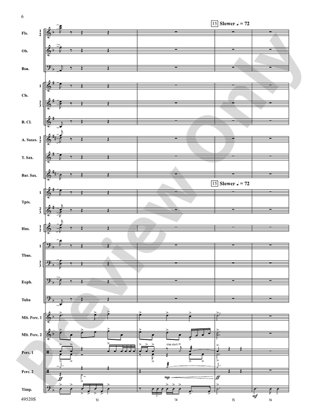 My Victory Won - Concert Band Conductor Score & Parts (Digital Download)