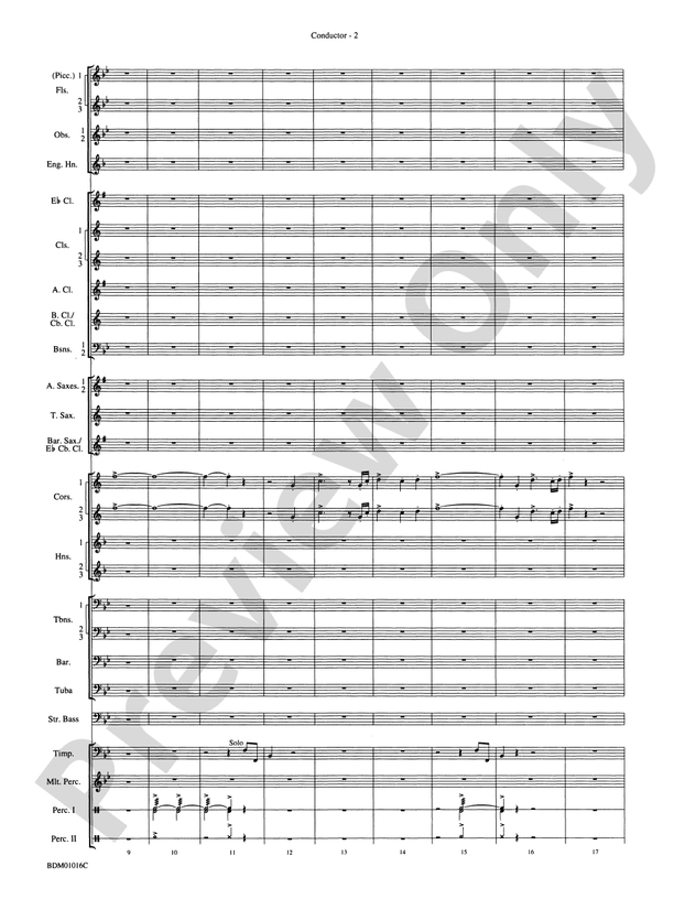 Fanfare and Allegro - Concert Band Conductor Score & Parts (Digital Download)
