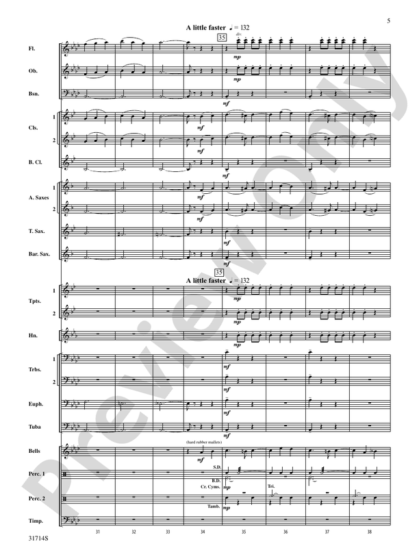 Scheherazade Selections - Concert Band Conductor Score & Parts (Digital Download)