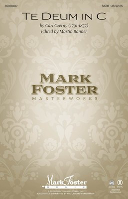 Te Deum in C - Carl Czerny - SATB Carl Czerny Shawnee Press Choral Score Octavo