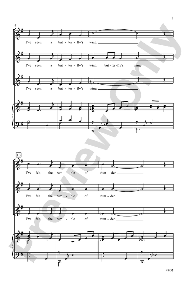 Marvelous, Magical World – SSA Choral Octavo (Digital Download)