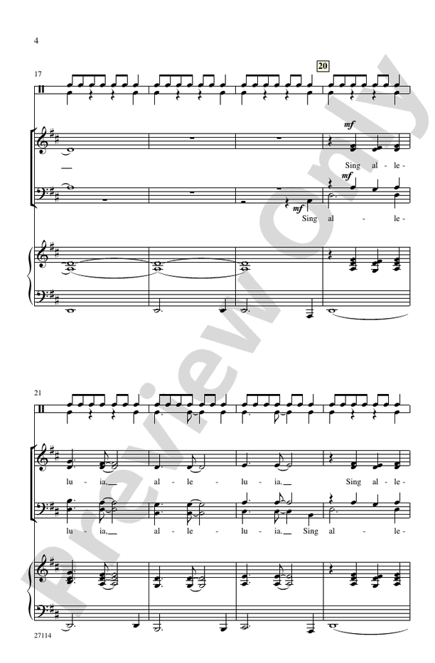 African Alleluia - SATB Choral Octavo (Digital Download)