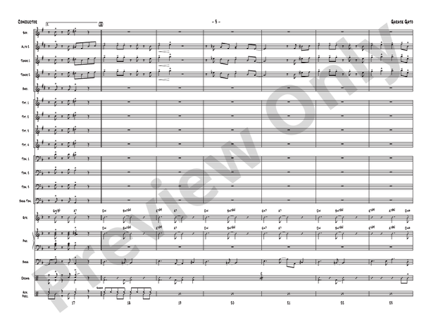 Garaje Gato (Grade 6) - Jazz Ensemble Conductor Score & Parts (Digital Download)