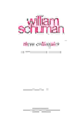 Three Colloquies - for french horn and orchestra. Piano reduction and solo horn part - William Schuman - French Horn Merion Music