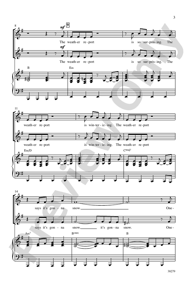 Blizzard on the Way! – 2-Part Choral Octavo (Digital Download)