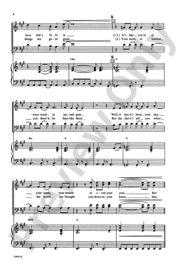 I'll Be There for You (Theme from "Friends") – SATB Choral Octavo - Digital Sheet Music Download (Digital Download)