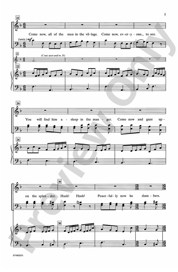 Bring a Torch, Jeannette, Isabella – SATB Choral Octavo (Digital Download)