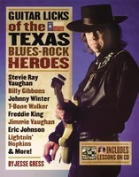 Guitar Licks of the Texas Blues Rock Heroes - Guitar Jesse Gress Backbeat Books /CD