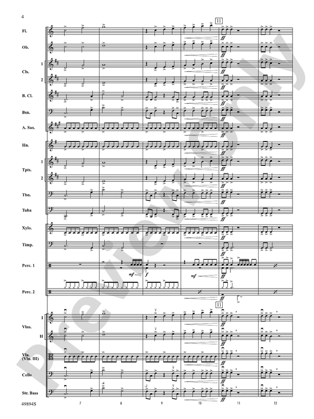 Field Day – Full Orchestra Conductor Score & Parts (Digital Download)