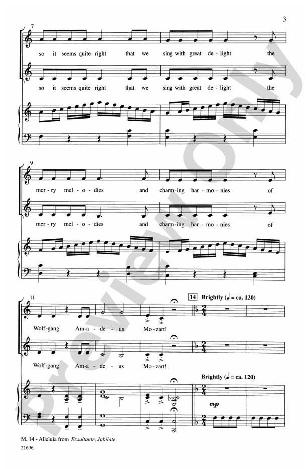 Merry Christmas, Mozart – 2-Part Choral Octavo (Digital Download)