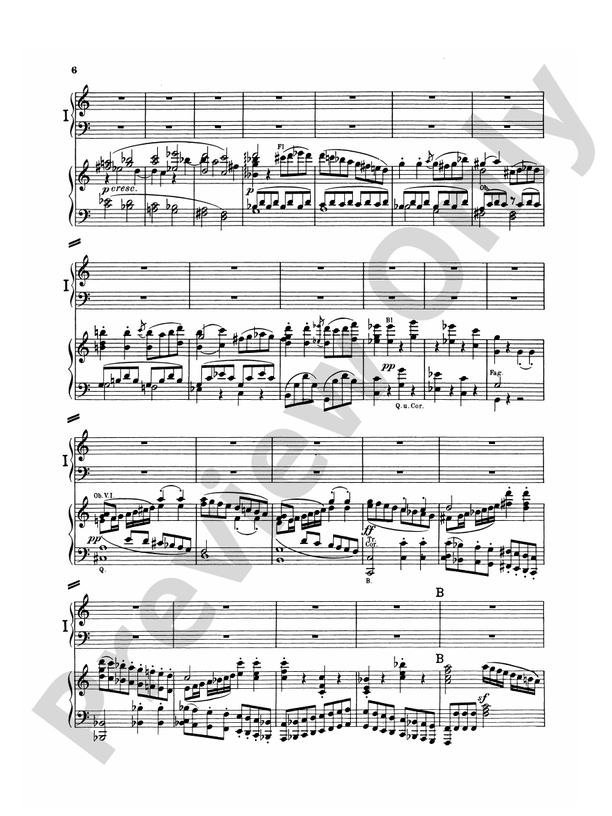 Beethoven - Piano Concerto No. 1 in C Major, Opus 15 - 2 Piano, 4 Hands (Digital Download)