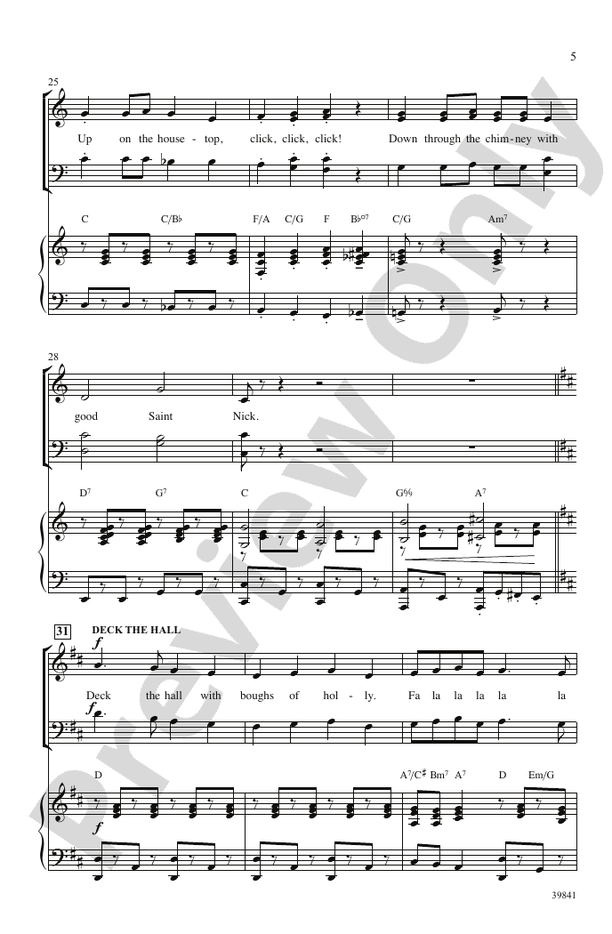 Jolly Jingle Christmas Medley – SATB Choral Octavo (Digital Download)