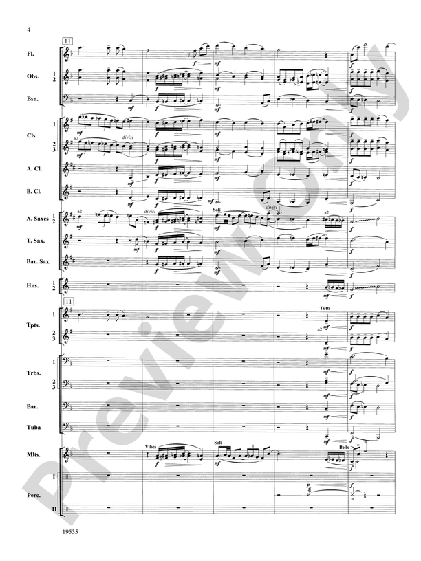 Fantasy on an African-American Spiritual - Concert Band Conductor Score & Parts (Digital Download)