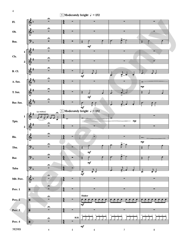 Wade in the Water - Concert Band Conductor Score & Parts (Digital Download)