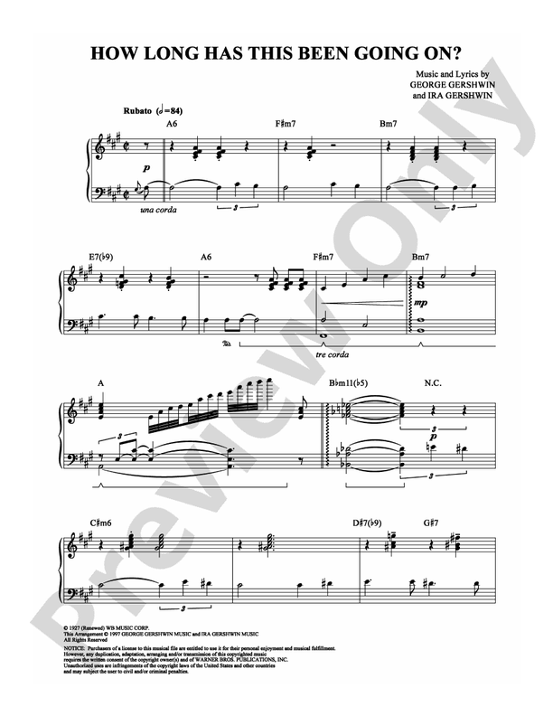 How Long Has This Been Going On? - DSM-PS-0002133 - Piano (Digital Download)