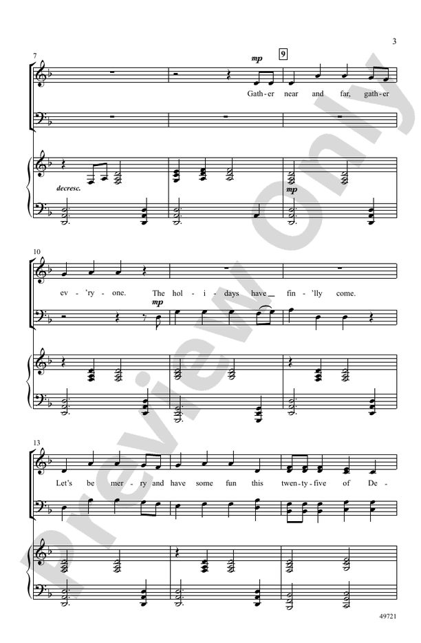 This Twenty-Five of December - SATB Choral Octavo (Digital Download)