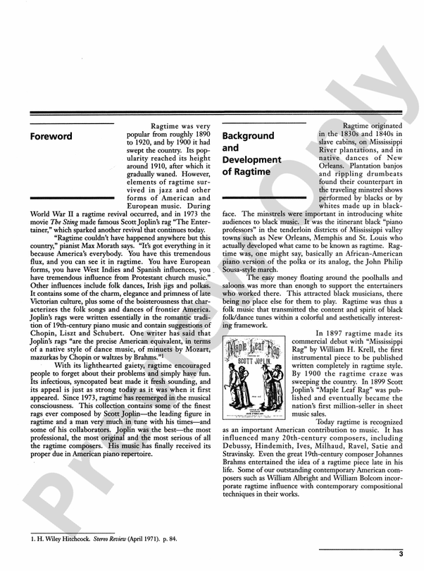 Scott Joplin at the Piano - Piano (Digital Download)