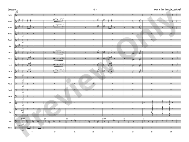 What Is This Thing Called Love? (Grade 2.5) – Jazz Ensemble Conductor Score & Parts (Digital Download)