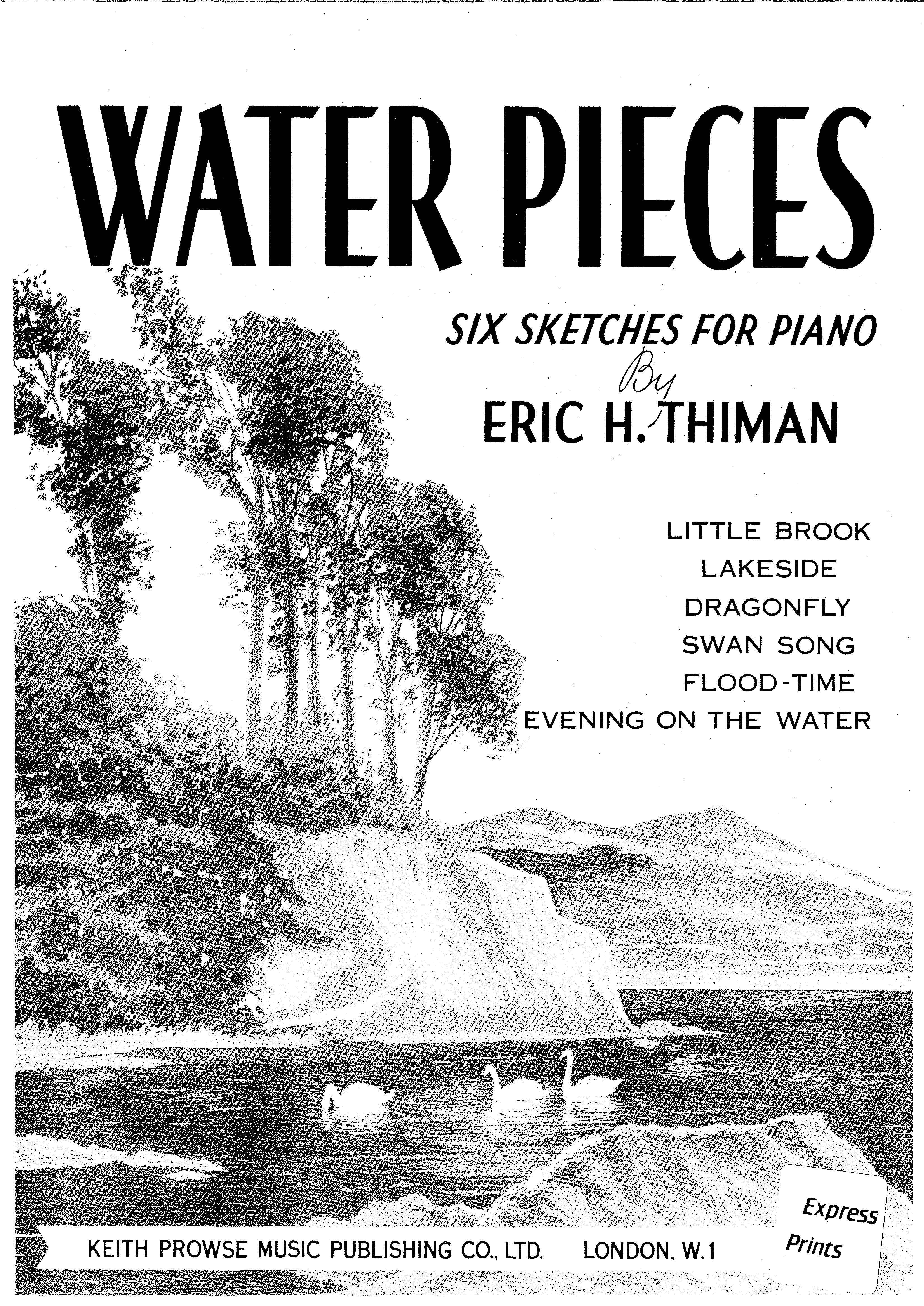 Lakeside (from 'Water Pieces') - Piano Solo (Digital Download)