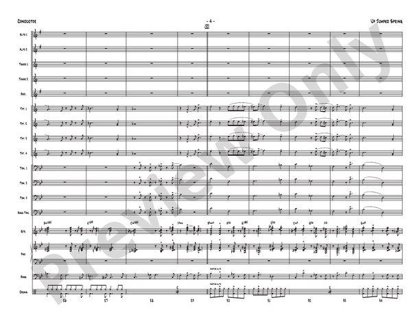 Up Jumped Spring – Jazz Ensemble Conductor Score & Parts (Digital Download)