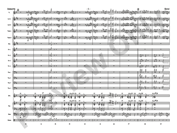 Drivin' - Jazz Ensemble Conductor Score & Parts(Digital Download)
