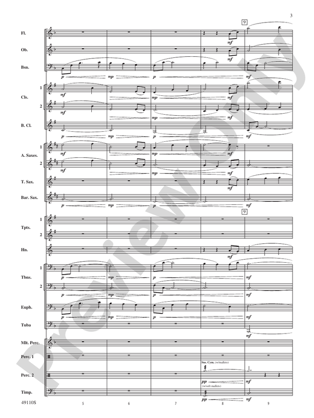 Where the Heavens Meet Earth - Concert Band Conductor Score & Parts (Digital Download)