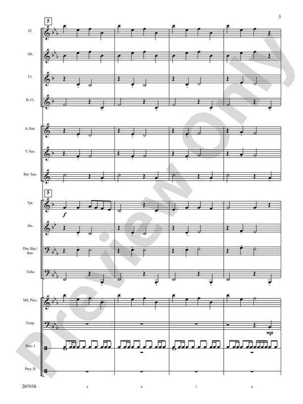 Carols of Joy - Concert Band Conductor Score & Parts (Digital Download)
