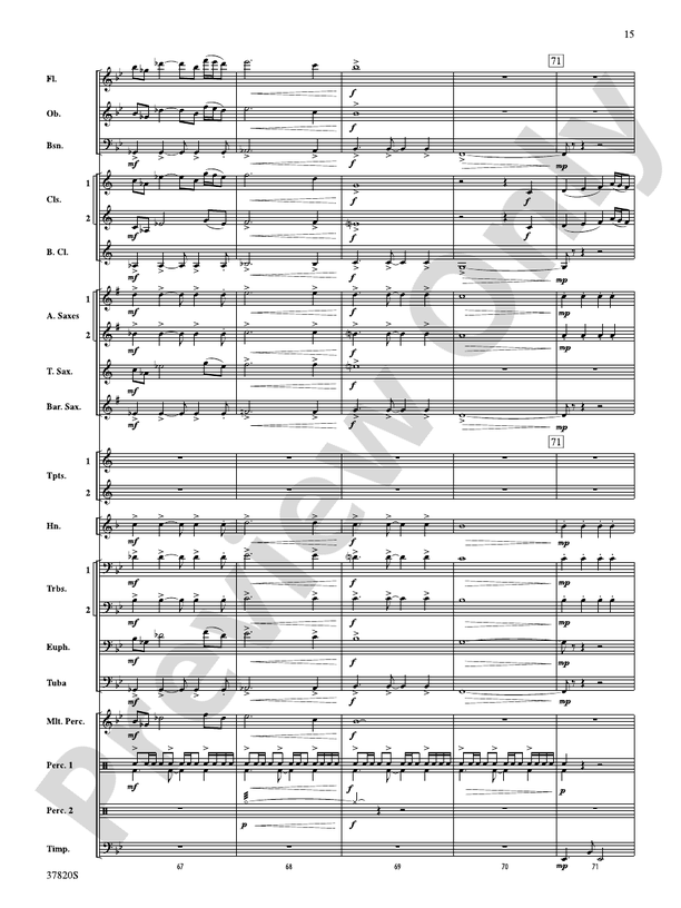Wings - Concert Band Conductor Score & Parts (Digital Download)