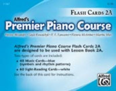 Premier Piano Course, Flash Cards 2A - Dennis Alexander|E. L. Lancaster|Gayle Kowachykl|Martha Mier|Victoria McArthur - Piano Alfred Music Flash Cards