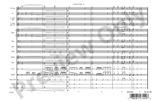 El Bandido – Marching Band Conductor Score & Parts (Digital Download)
