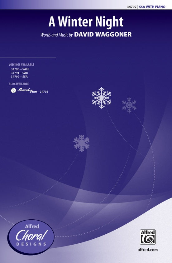 A Winter Night - SSA Choral Octavo (Digital Download)