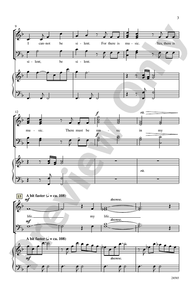 I Cannot Be Silent – SATB Choral Octavo (Digital Download)