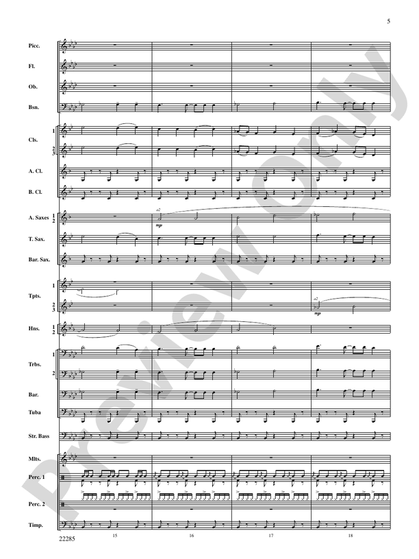 Riders on the Wind - Concert Band Conductor Score & Parts (Digital Download)