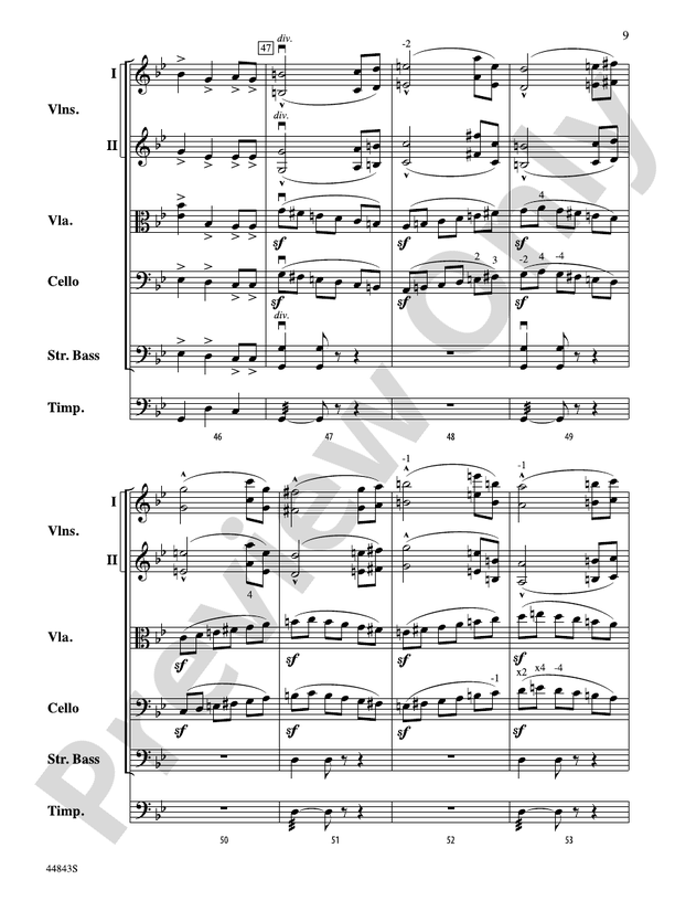 Enigma Variations - String Orchestra Conductor Score & Parts (Digital Download)