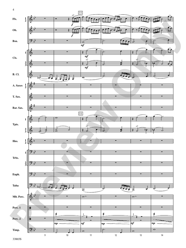 On Streets of Gold - Concert Band Conductor Score & Parts (Digital Download)