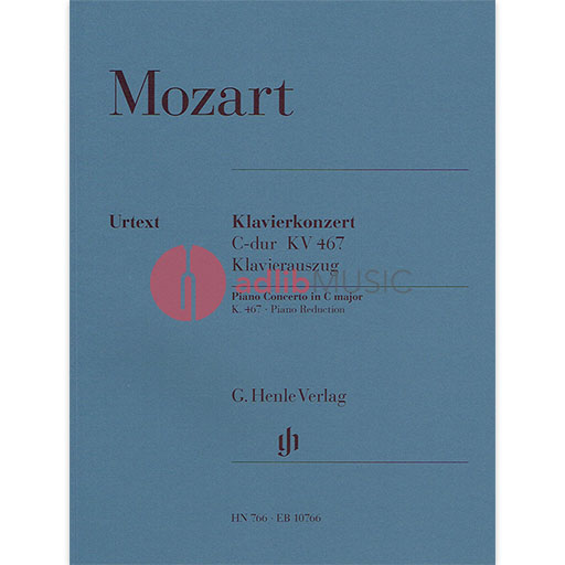 Mozart - Concerto K467 in Cmaj - 2 Pianos 4 Hands Henle HN766
