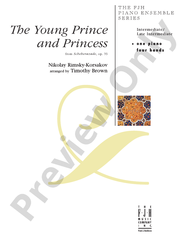 Rimsky-Korsakov - The Young Prince and Princess from Rimsky-Korsakov's Scheherazade - Piano (Digital Download)