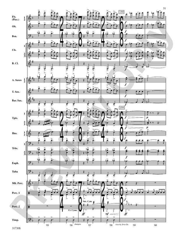 They Shall Run and Be Free - Concert Band Conductor Score & Parts (Digital Download)