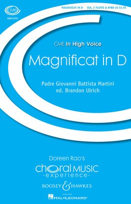 Magnificat in D - CME In High Voice - Giovanni Martini - SSA Boosey & Hawkes Octavo