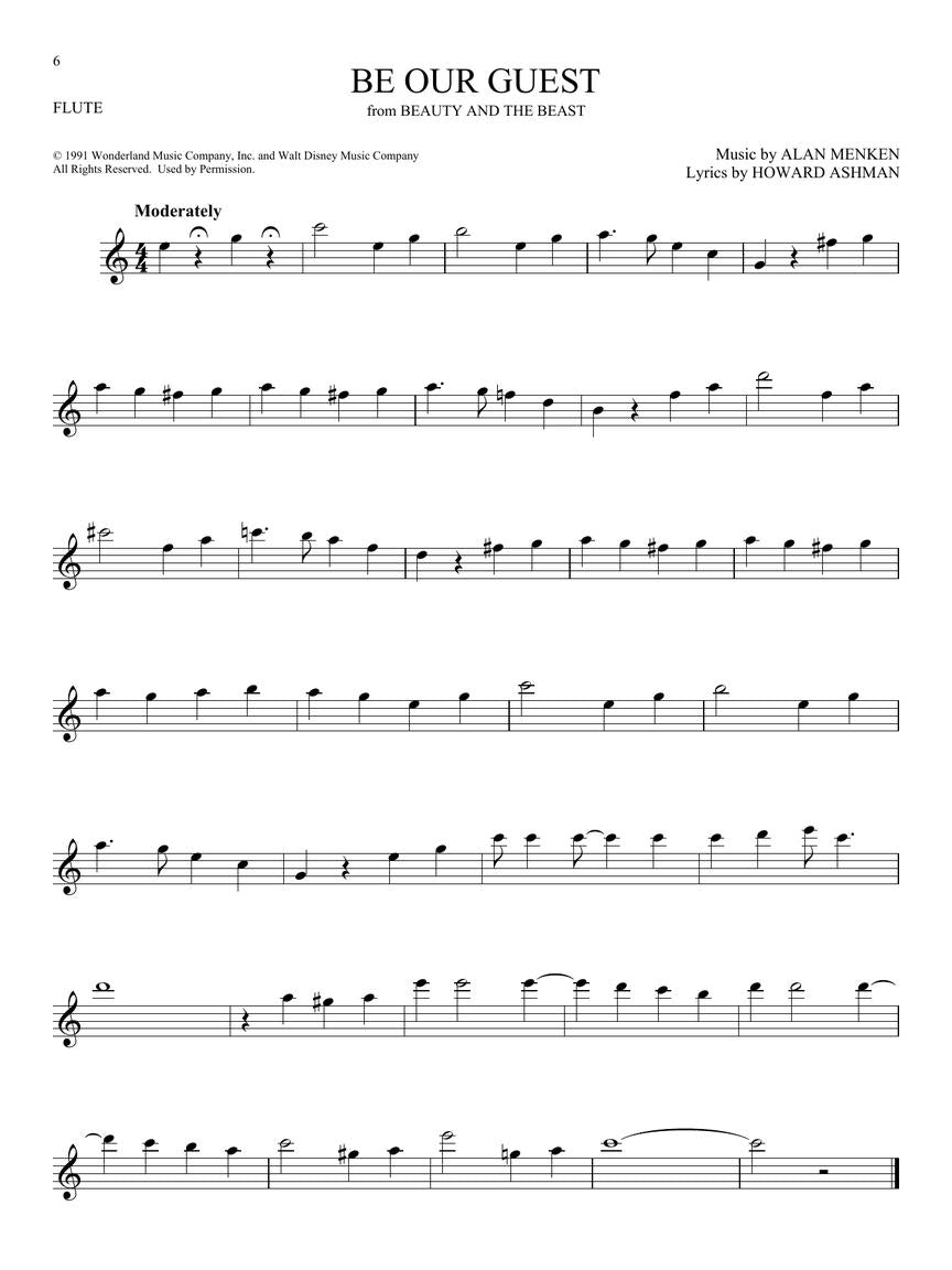 101 Disney Songs - Flute Solo - Hal Leonard 244104