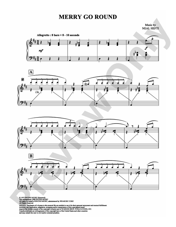 Merry Go Round - Piano (Digital Download)