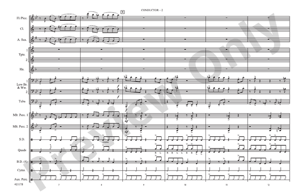 Down to the Nightclub / What Is Hip? – Marching Band Conductor Score & Parts (Digital Download)