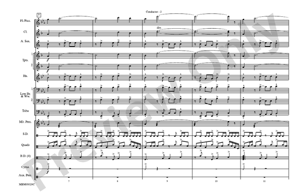 The Magnificent Seven (Arr. Brian Scott) – Marching Band Conductor Score & Parts (Digital Download)