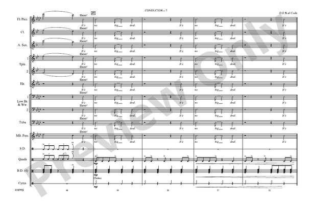 This Is How We Do – Marching Band Conductor Score & Parts (Digital Download)