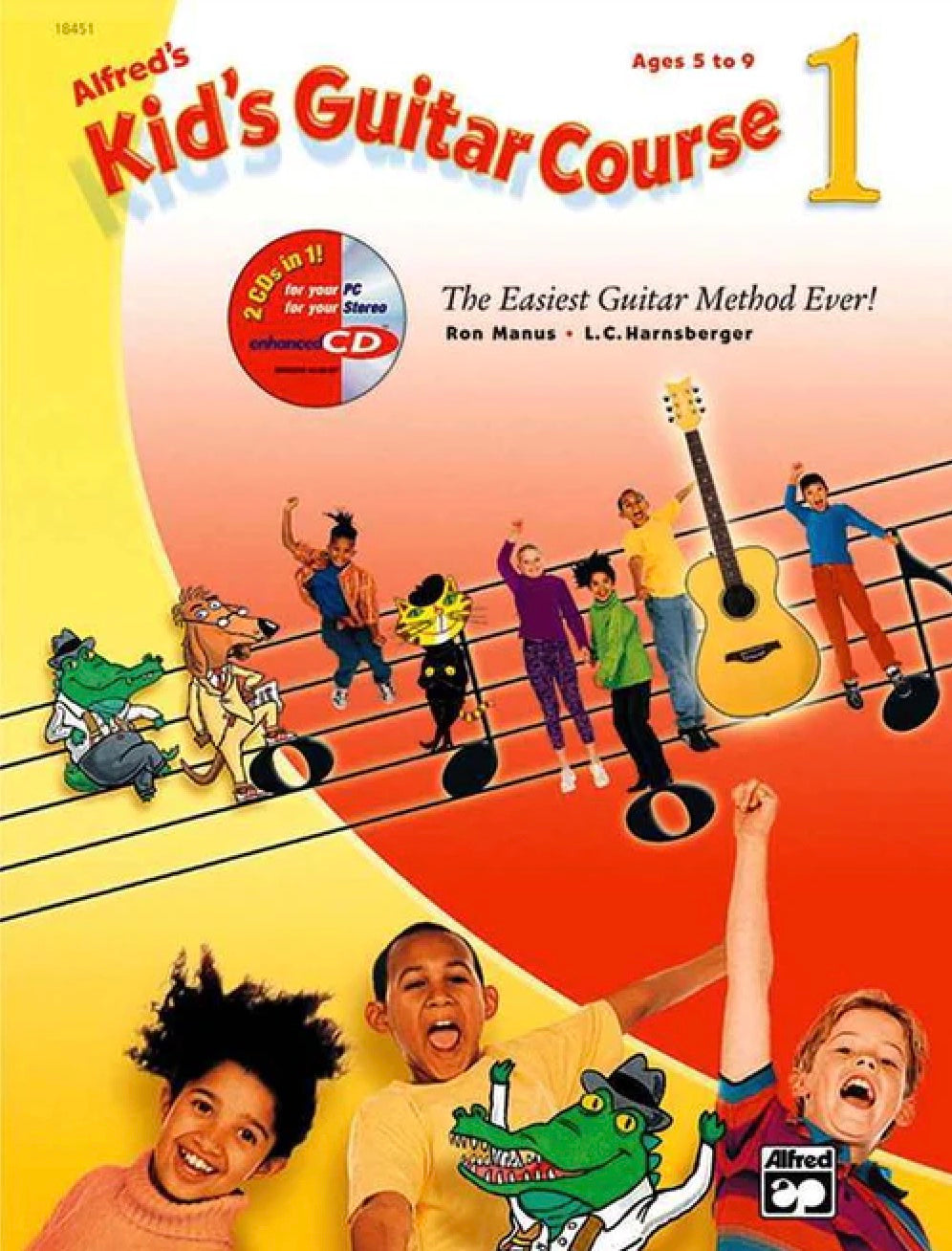 Alfreds Kids Guitar Course 1/2 Flashcards