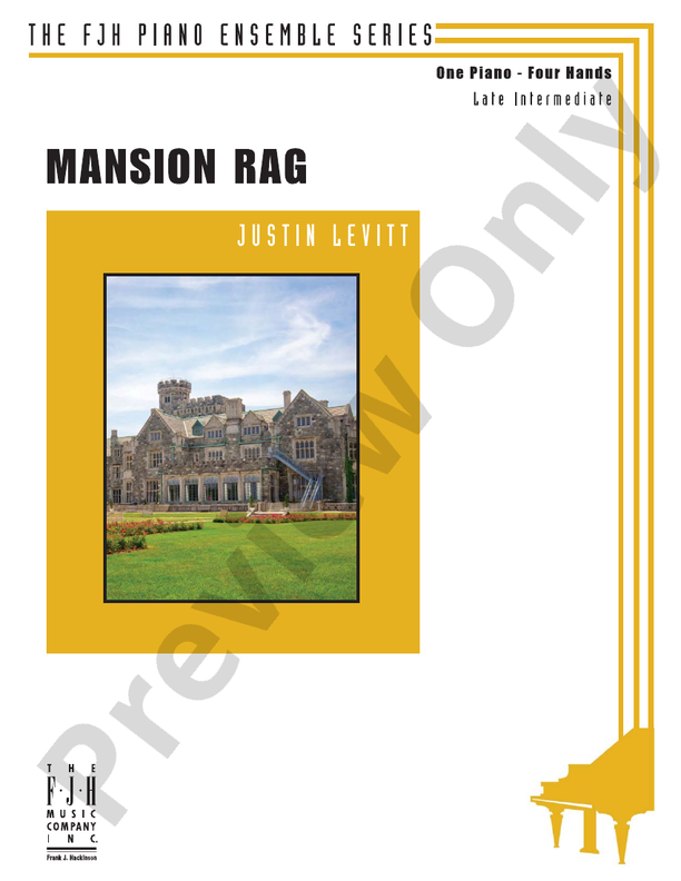 Mansion Rag - Piano (Digital Download)