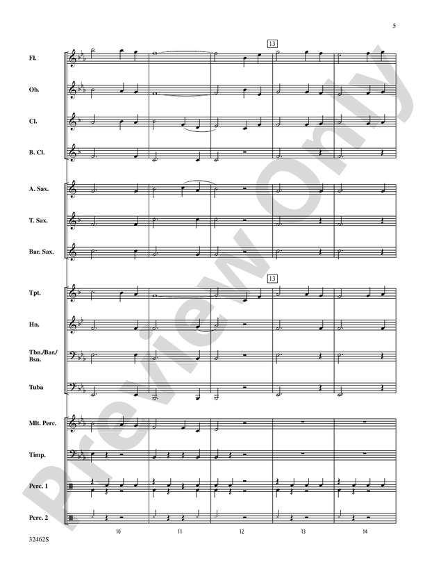 Belwin Beginning Band Kit #6 - Concert Band Conductor Score & Parts (Digital Download)